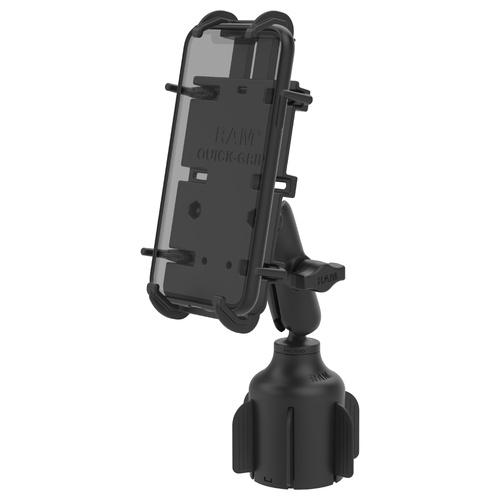 RAM Quick-Grip™ XL Phone Mount with Stubby™ Cup Holder Base