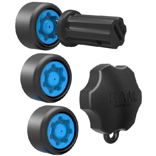 RAP-S-KNOBG-109U - RAM SECURITY KNOB KIT SNG SWING ARM GIMB