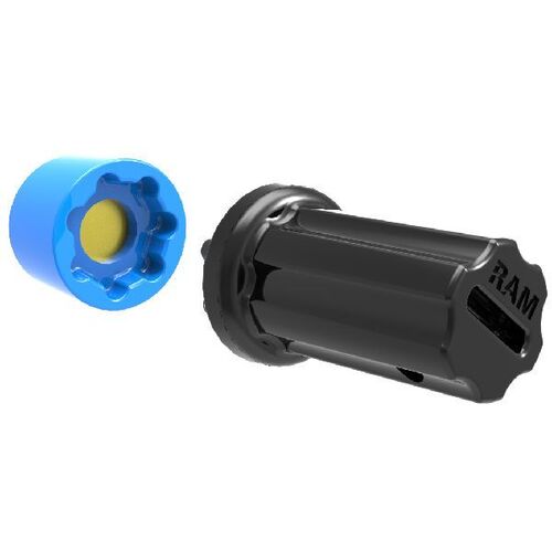 RAP-S-NUT5-7U - UNPKD RAM SECURITY NUT D SIZE KEY 7