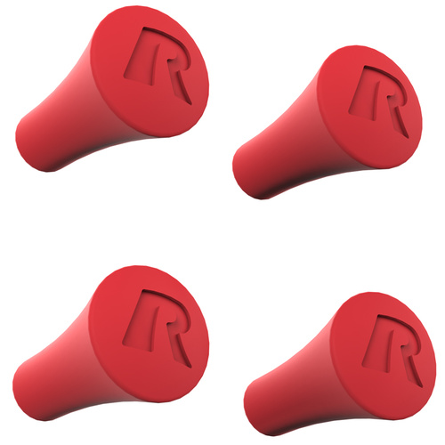 RAP-UN-CAP-4-REDU - RAM® X-Grip® Red Rubber Cap 4-Pack