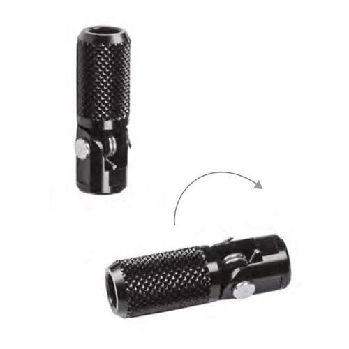 Bonamici Racing Pair Of Knurled Folding Toe Pegs