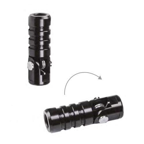 Bonamici Racing Pair Of Striped Folding Toe Pegs