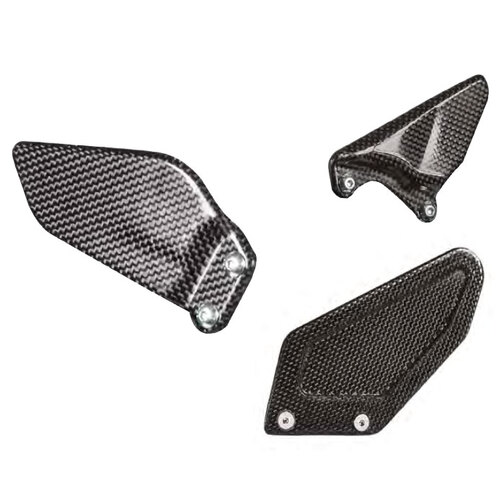 Bonamici Racing Carbon Heel Plates For Rearsets