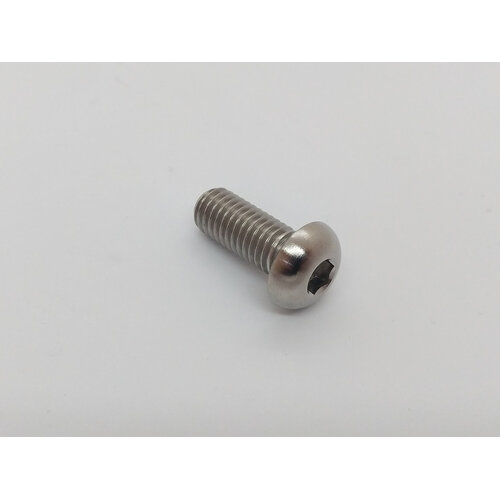 RaceFasteners Titanium M6 x 1 Button Head Bolt (20mm)