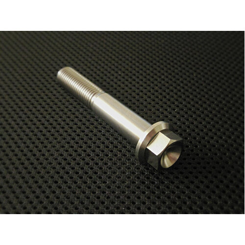 RaceFasteners M10 x 1.25 Titanium Hex Flange Bolt (55mm)