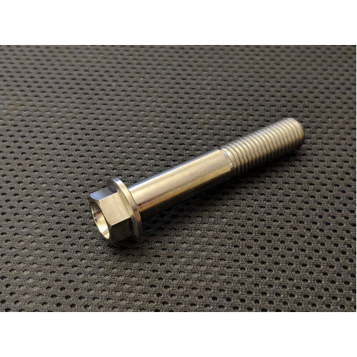 RaceFasteners M10 x 1.25 Titanium Hex Flange Bolt (60mm)