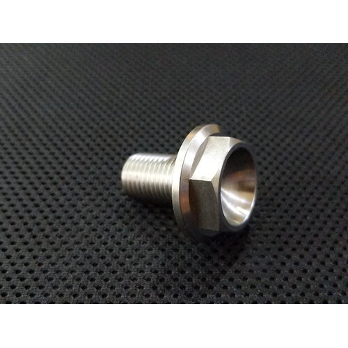RaceFasteners Titanium Plain Front Axle Bolt For Yamaha YZF-R1 (2002 - 2014)