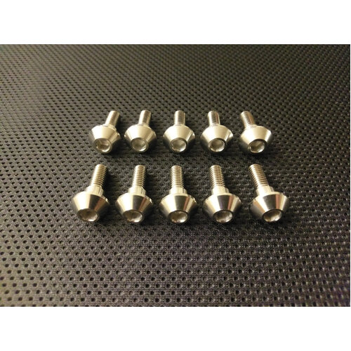 RaceFasteners Titanium Front Brake Disc Set To Suit Yamaha YZF-R1 (2004 - 2016)