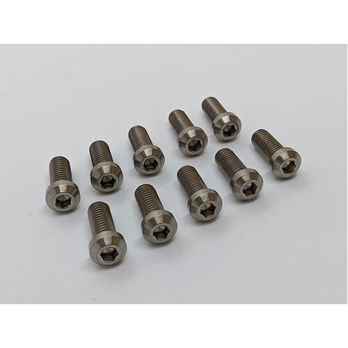 RaceFasteners Titanium Front Brake Disc Set For Ducati Panigale V4