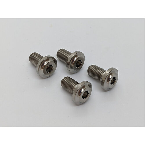 RaceFasteners Titanium Rear Brake Disc Set For Ducati Panigale V4
