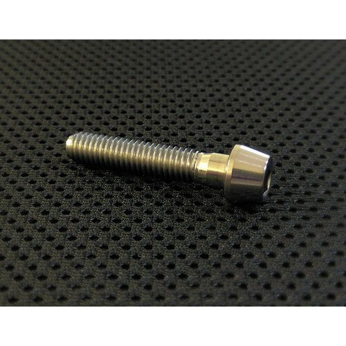 RaceFasteners M6 x 1 Titanium Taper Socket Head Bolt (Allen Key) - 30mm Length