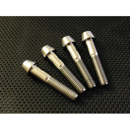 RaceFasteners Titanium Tapered Socket Bar Clamp Pinch Bolts For KTM 1290 Superduke