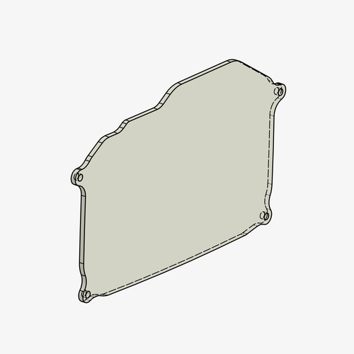 Bonamici Racing PMMA Glass Spare Part For DCP09 Screen Protector
