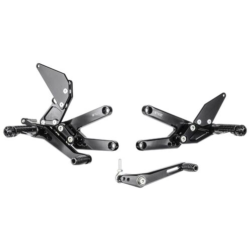 Bonamici Racing Rearsets For Triumph Daytona With Quickshifter (2013-2017) - Street Version
