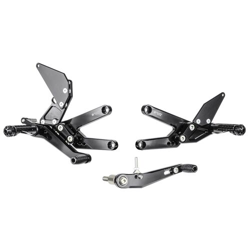 Bonamici Racing Rearsets For Triumph Daytona With Quickshifter (2013-2017) - Race Version