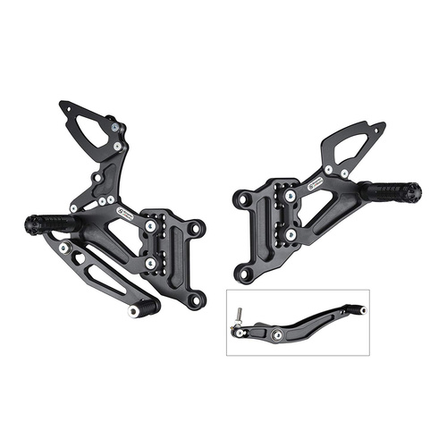 Bonamici Racing Rearsets To Suit Yamaha R1 (2004-2006) - Race Version