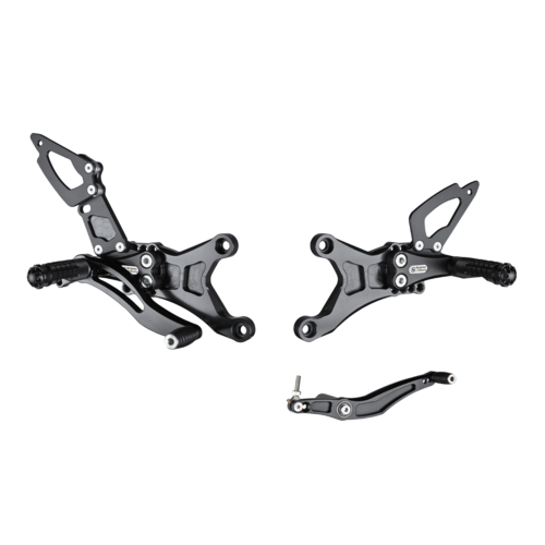 Bonamici Racing Rearsets To Suit Yamaha R1 (2007-2008) - Race Version