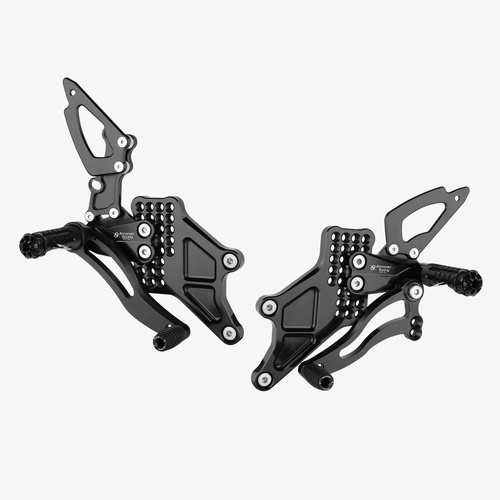 Bonamici Racing Aluminium rearsets Yamaha YZF R3/R25 +40mm 15>
