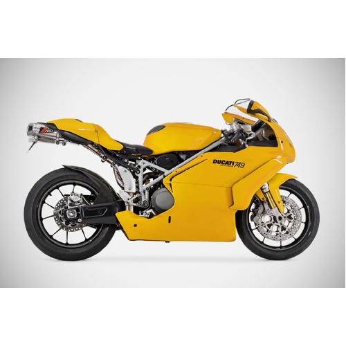Zard Stainless Steel Full Exhaust For Ducati 749 (2003 - 2005) - Deep Sump, Single Seat