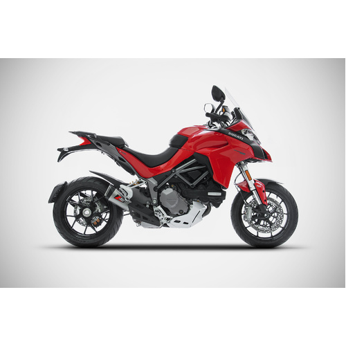 Zard SS E4 SLIP-ON WITH TITANIUM SLEEVE For DUCATI MULTISTRADA 1260 18_19
