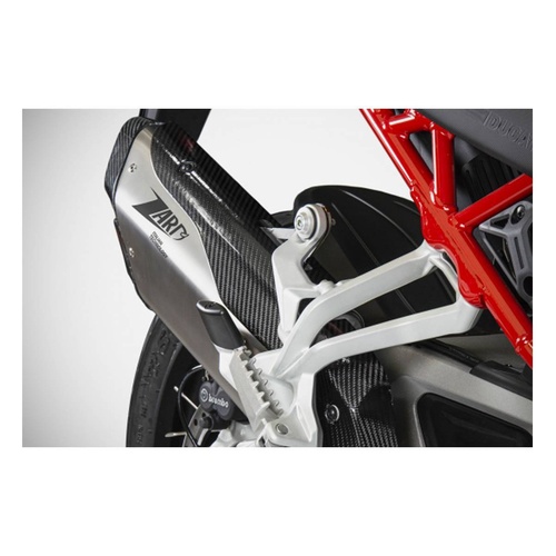 Zard TITANIUM E5 SLIP-ON AND CARBON END CAP For DUCATI MULTISTRADA V4/V4S 21_23