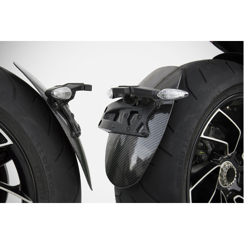 Zard CARBON BACK PLATE-HOLDER FENDER For DUCATI XDIAVEL 16_20