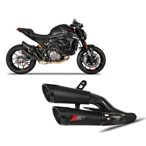 Zard BLACK SS E5 SLIP-ON KIT For DUCATI MONSTER 937 21_23
