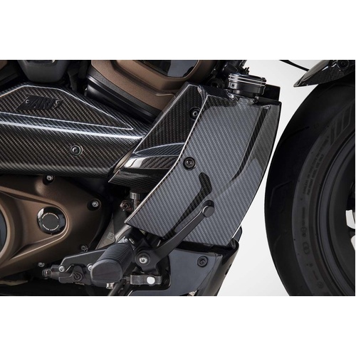Zard CARBON RADIATOR COVERS For  SPORTSTER S 1250 21_23