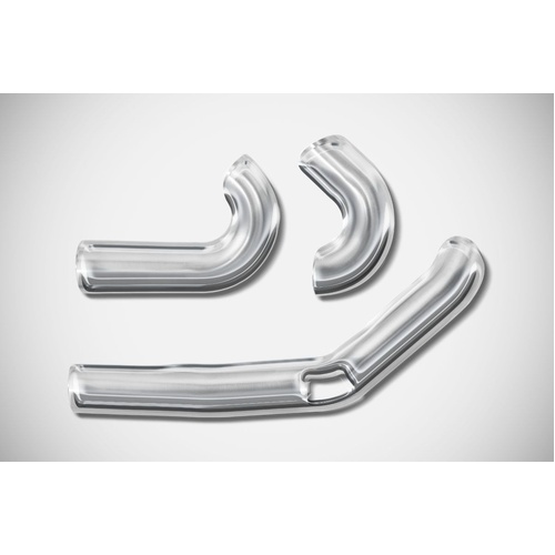 Zard POLISHED SS HEAT SHIELDS For HARLEY DAVIDSON TOURING M8 16_23