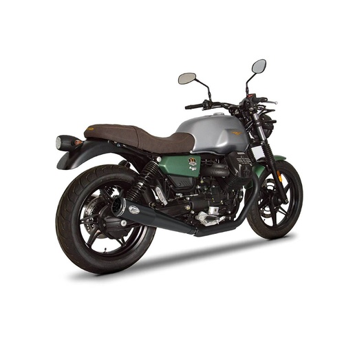 Zard BLACK SS E5 SLIP-ONS For  V7 850 21_23