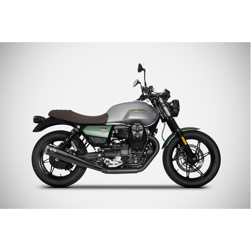 Zard POLISHED SS RACING SLIP-ONS For  V7 850 21_23