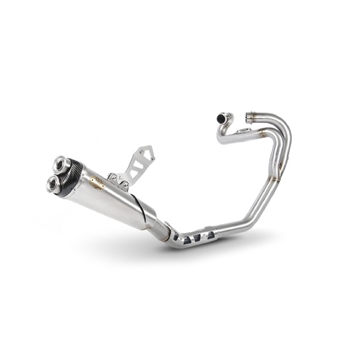 Zard Stainless Steel Full Exhaust For Triumph Scrambler 1200 (2021 - 2023) - Street Version