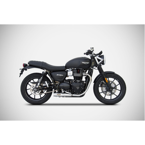 Zard BLACK SS RACING SLIP-ONS For  STREET TWIN 900 16_20