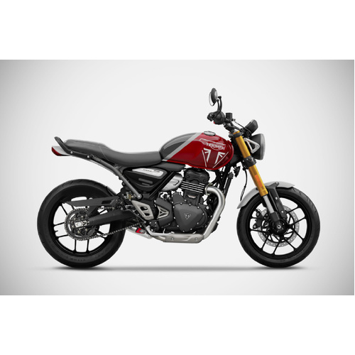 Zard Stainless Steel Full Exhaust For Triumph Speed 400 (2024 - Onwards)