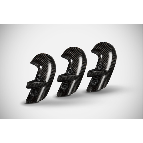 Zard BLACK SS E5 SLIP-ON AND CARBON END CAP For  ROCKET III 21_23